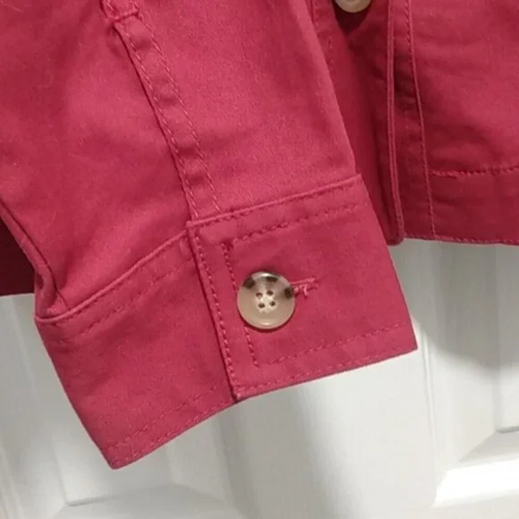 Appleseed's Red Utility Button Up Jacket - Picture 11 of 14